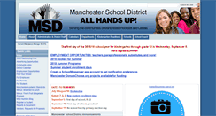 Desktop Screenshot of mansd.org
