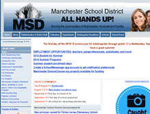 Tablet Screenshot of mansd.org